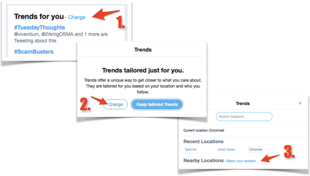 Twitter change location steps – Susan Solovic